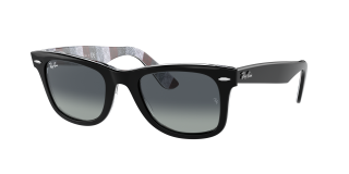 Óculos de sol Ray Ban 0RB2140 WAYFARER Preto Quadrada - 2