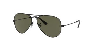 Óculos de sol Ray Ban 0RB3025 AVIATOR LARGE METAL Preto Aviador - 1