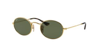 Óculos de sol Ray Ban 0RB3547N OVAL Dourados Ovalada - 1