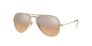 Óculos de sol Ray Ban 0RB3025 AVIATOR LARGE METAL Dourados Aviador - 1