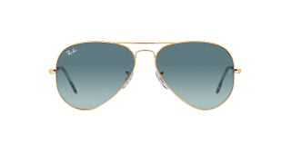 Óculos de sol Ray Ban 0RB3025 AVIATOR LARGE METAL Dourados Aviador - 1