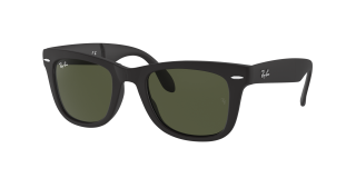 Óculos de sol Ray Ban 0RB4105 FOLDING WAYFARER Preto Quadrada - 1