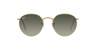 Óculos de sol Ray Ban 0RB3447 ROUND METAL Dourados Redonda - 1