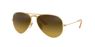 Óculos de sol Ray Ban 0RB3025 AVIATOR LARGE METAL Preto Aviador - 1