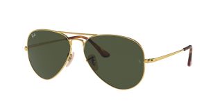 Óculos de sol Ray Ban 0RB3689 AVIATOR METAL II Dourados Aviador - 1