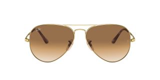 Óculos de sol Ray Ban 0RB3689 AVIATOR METAL II Dourados Aviador - 2