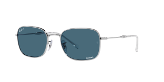 Óculos de sol Ray Ban 0RB3706 Prateados Retangular - 2