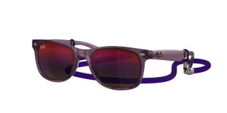 Óculos de sol Ray Ban Junior 0RJ9052S JUNIOR NEW WAYFARER Lilás Quadrada - 1