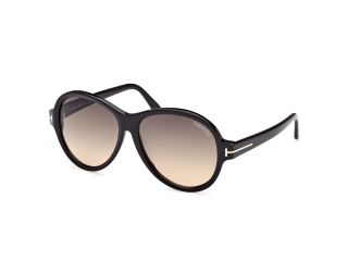 Óculos de sol Tom Ford FT1033 CAMRYN Preto Redonda - 1