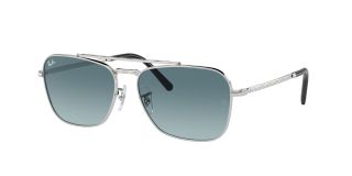 Óculos de sol Ray Ban 0RB3636 NEW CARAVAN Prateados Quadrada - 1