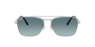 Óculos de sol Ray Ban 0RB3636 NEW CARAVAN Prateados Quadrada - 2