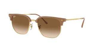 Óculos de sol Ray Ban 0RB4416 NEW CLUBMASTER Beige Quadrada - 1