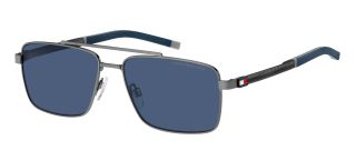 Óculos de sol Tommy Hilfiger TH 2078/S Prateados Retangular - 1