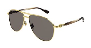 Óculos de sol Gucci GG1220S Dourados Aviador