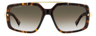 Óculos de sol Dsquared2 D2 0120/S Castanho Retangular - 2