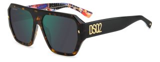 Óculos de sol Dsquared2 D2 0128/S Castanho Ovalada - 1