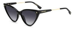 Óculos de sol Dsquared2 D2 0134/S Preto Borboleta - 1