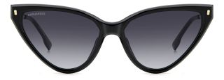 Óculos de sol Dsquared2 D2 0134/S Preto Borboleta - 2