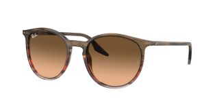 Óculos de sol Ray Ban 0RB2204 Castanho Redonda - 1