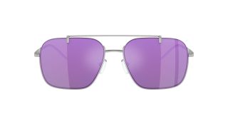 Óculos de sol Emporio Armani 0EA2150 Prateados Retangular - 2