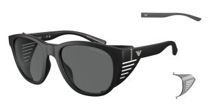 Óculos de sol Emporio Armani 0EA4216U Preto Quadrada - 1