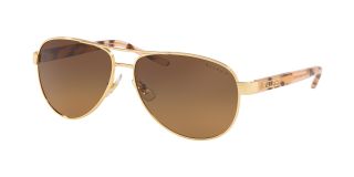 Óculos de sol Ralph Lauren 0RA4004 Dourados Aviador - 1