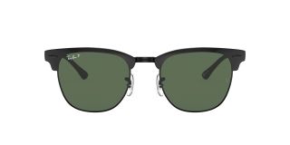 Óculos de sol Ray Ban 0RB3716 CLUBMASTER METAL Preto Quadrada - 2