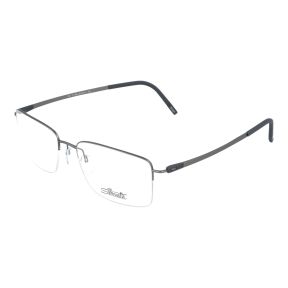 Óculos graduados Silhouette 5571 Prateados Retangular - 1
