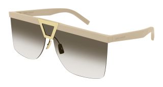 Óculos de sol Yves Saint Laurent SL 537 PALACE Beige Retangular