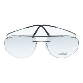 Óculos graduados Silhouette 5599-NW Cinzento Aviador - 2